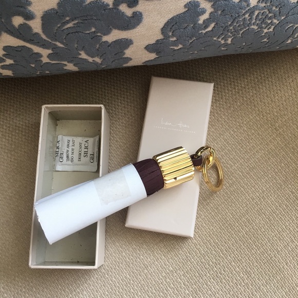 NWT India Hicks Brand Wine Colored Tassel - Picture 2 of 5
